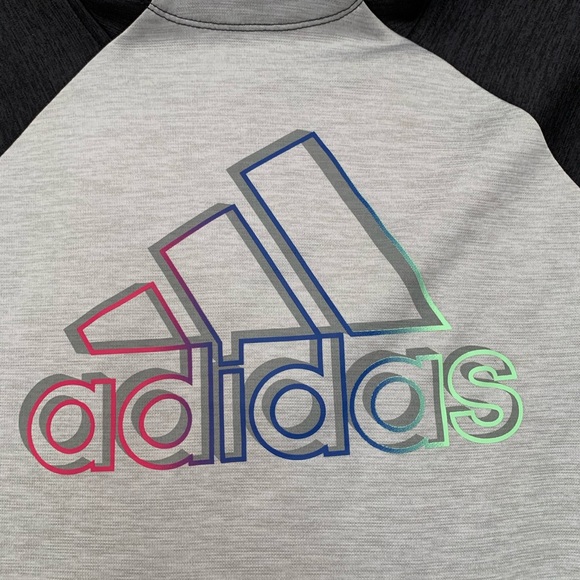 Adidas girls thin hoody size XL (16) BNWT - Picture 2 of 6